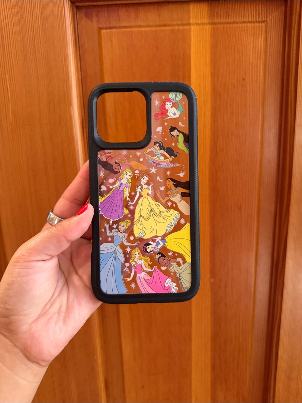 iPhone 16 pro max Disneyland Princess Pattern Phone Case